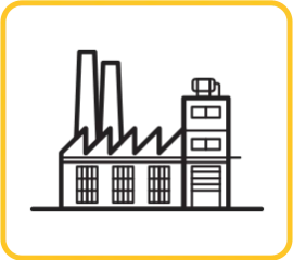 icon of a factory