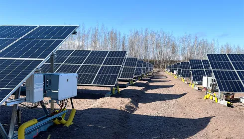 image of solar panels